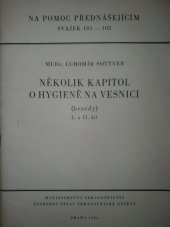 kniha Několik kapitol o hygieně na vesnici 1. a 2 díl (besedy)., Ústř. ústav zdravot. osvěty 1959