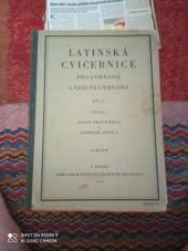 kniha Latinská cvičebnice pro gymnasia a reálná gymnasia. Díl I, Jednota českých filologů 1934