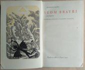 kniha Sedm bratří román, Topičova edice 1941