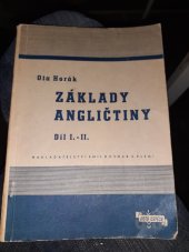 kniha Základy angličtiny. Díl I [II], Emil Kosnar 1945