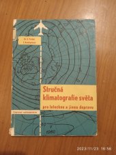 kniha Klimatografie světa, Hydrometeorologický ústav 1970