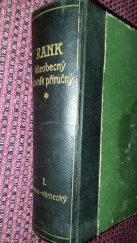 kniha Všeobecný slovník příručný jazyka českého i německého I. díl česko - německý, A.Haase 1920