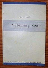 kniha Vybraná próza, Národní správa tiskárny Bratří Stiepelové  1920