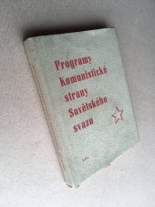 kniha Programy Komunistické strany Sovětského svazu, Nakladatelství politické literatury 1962