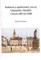 kniha Kulturní a společenský rozvoj Valašského Meziříčí v letech 1853 až 1948, ECHO Valašska 2008