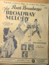 kniha Píseň Broadwaye The Broadway Melody, Vlk Zdeněk 1930