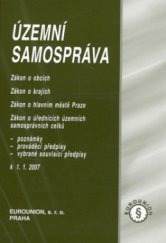 kniha Územní samospráva k 1.1.2007, Eurounion 2006