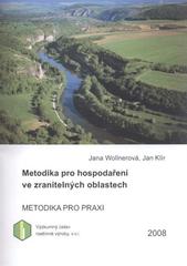 kniha Metodika pro hospodaření ve zranitelných oblastech, Výzkumný ústav rostlinné výroby 2008