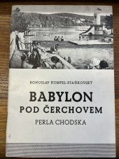 kniha Babylon pod Čerchovem - perla Chodska, Okrašlovací spolek pro Babylon a okolí 1948