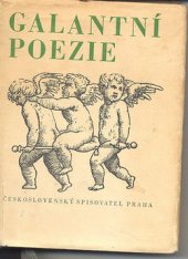 kniha Galantní poezie, Československý spisovatel 1970