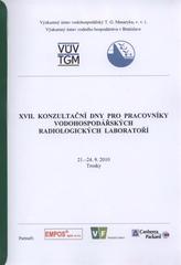 kniha XVII. konzultační dny pro pracovníky vodohospodářských radiologických laboratoří [21.-24.9.2010, Trosky], Výzkumný ústav vodohospodářský Tomáše Garrigua Masaryka 2011