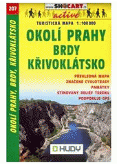 kniha Okolí Prahy, Brdy, Křivoklátsko turistická mapa 1:100000, SHOCart 2000