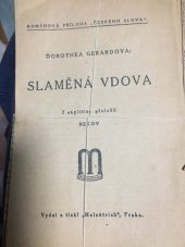 kniha Slaměná vdova, Melantrich 1925