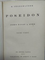 kniha Poseidon Jeho život a svět, Fr. Borový 1925