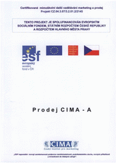 kniha Prodej CIMA - A, CIMA - Český institut pro marketing 2007