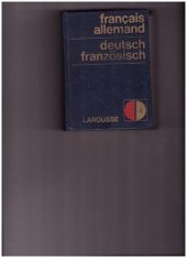 kniha Dictionnaire francais-allemand et allemand-francais, Larousse 1958