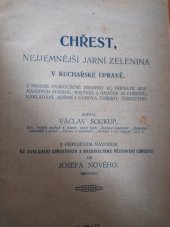 kniha Chřest, nejjemnější jarní zelenina v kuchařské úpravě, Hejda a Tuček 1908