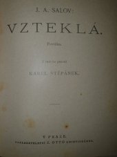 kniha Vzteklá povídka, J. Otto 1895