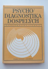 kniha Psychodiagnostika dospělých, Osveta 1992