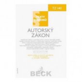 kniha Autorský zákon právní stav ke dni 15. června 2009 : [úplné znění právních předpisů s názvy paragrafů a věcným rejstříkem], C. H. Beck 2009