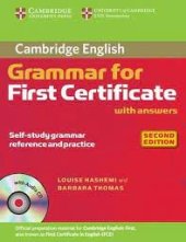 kniha Cambridge Grammar for First Certificate with Answers self-study grammar reference and practice, Cambridge University Press 2012