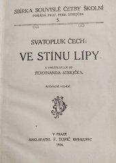 kniha Ve stínu lípy, F. Topič 1916