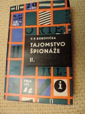 kniha Tajomstvo špionáže II., Nakladatelstvo Epocha  1969