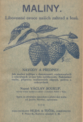 kniha Maliny Libovonné ovoce našich zahrad a lesů, Hejda a Tuček 1909