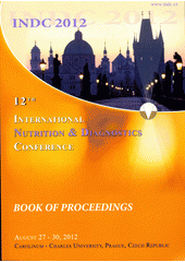 kniha 12th International Nutrition & Diagnostics Conference August 27-30, 2012 : [book of proceedings], Univerzita Pardubice 2012