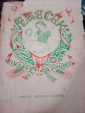 kniha Věneček národních řikadel, her, hádanek a pohádek, Kvasnička a Hampl 1926