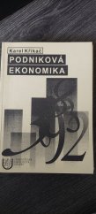 kniha Podniková ekonomika, Západočeská univerzita v Plzni 2000