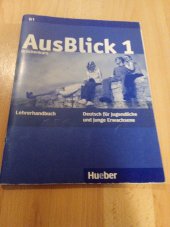 kniha Aus Blick 1 Leherhandbuch, Hueber 2008