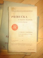 kniha Příručka k župním zkouškám cvičitelským [v otázkách a odpovědích]. Rok 1936, Sokolská župa Havlíčkova 1936