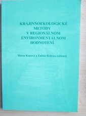 kniha Krajinnoekologické metódy v regionálnom environmentálnom hodnotení, Univerzita Komenského v Bratislave 2003