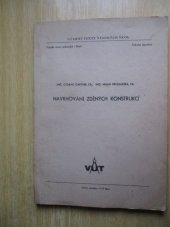 kniha Navrhování zděných konstrukcí, VUT 1971