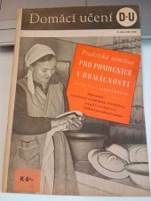 kniha Praktická němčina pro pomocnice v domácnosti, Domácí učení 1941