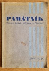 kniha Památník Ústavu hraběte Pöttinga v Olomouci 1895-1935, Ústav hraběte Pöttinga 1936