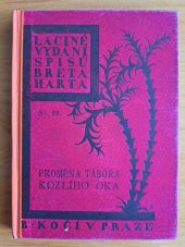 kniha Proměna tábora Kozlího oka, B. Kočí 1927