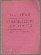 kniha Versaillesské impromptu komedie o jednom dějství, Zátiší, knihy srdce i ducha 1922