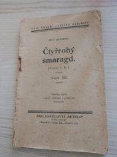 kniha Čtyřrohý smaragd, Novela 1933