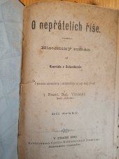 kniha O nepřátelích říše Díl druhý [a třetí] historický román., [F.B. Vinklář] 1880