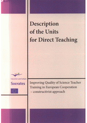 kniha Description of the units for direct teaching, Palacký University 2009