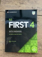 kniha B2 First 4 Authentic practice tests , Cambridge English University Press 2020