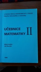 kniha Učebnice matematiky II, Vysoká škola ekonomická 1996