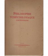 kniha La philosophie tchécoslovaque Contemporaine, s.n. 1934