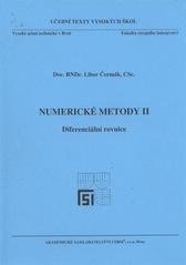 kniha Numerické metody II diferenciální rovnice, Akademické nakladatelství CERM 2010