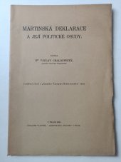 kniha Martinská deklarace a její politické osudy, s.n. 1928