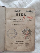 kniha Dýka historický román z doby veliké revoluce francouzské, Ladislav Pospíšil 1865