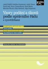 kniha Vzory podání a úkonů podle správního řádu s vysvětlivkami, Leges 2018