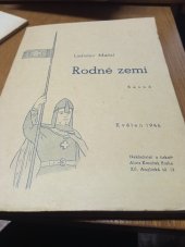 kniha Rodné zemi Básně, Alois Koníček 1946